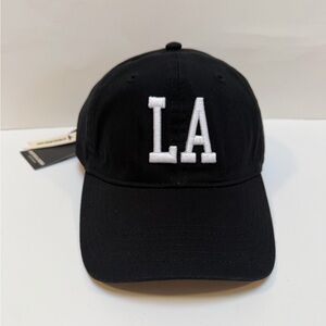 Scotch & Soda Black LA Baseball Cap NWT